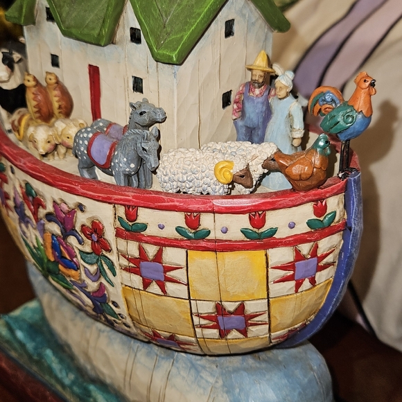 Noah Ark lamp with shade set of 2 - Picture 5 of 9